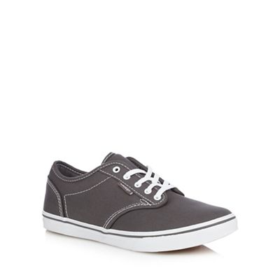 Dark grey lace up shoes